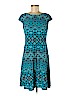 Anne Klein Blue Casual Dress Size 8 - photo 1