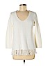 Ann Taylor LOFT 100% Cotton White Pullover Sweater Size M - photo 1