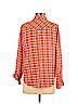 Joie 100% Cotton Orange Long Sleeve Button-Down Shirt Size S - photo 2