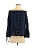 Isabella Sinclair 100% Cotton Blue 3/4 Sleeve Blouse Size M - photo 1