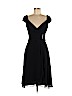 Maggy London 100% Silk Black Cocktail Dress Size 8 - photo 1