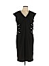New York & Company Black Casual Dress Size L (petite) - photo 1