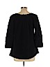 J.jill 100% Cotton Black Pullover Sweater Size L - photo 2