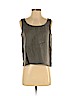 Eileen Fisher 100% Linen Green Sleeveless Blouse Size XS - photo 1
