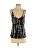 J Brand 100% Polyester Black Sleeveless Blouse Size S - photo 1