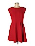 Topshop Red Casual Dress Size 8 - photo 1