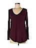 Apt. 9 Burgundy Long Sleeve Top Size M - photo 1