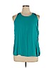 Old Navy 100% Rayon Blue Sleeveless Blouse Size XL - photo 1