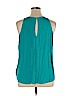Old Navy 100% Rayon Blue Sleeveless Blouse Size XL - photo 2