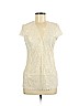 CAbi Ivory Short Sleeve Top Size M - photo 1