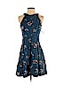 Xhilaration Blue Casual Dress Size S - photo 1