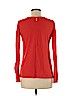Ann Taylor LOFT 100% Cotton Red Long Sleeve Top Size M - photo 2