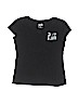 Justice 100% Cotton Black Short Sleeve T-Shirt Size 14 - photo 1