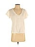 Assorted Brands 100% Cotton White Short Sleeve Top Size S - photo 1