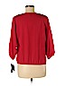 Iz Byer 100% Polyester Red 3/4 Sleeve Blouse Size M - photo 2