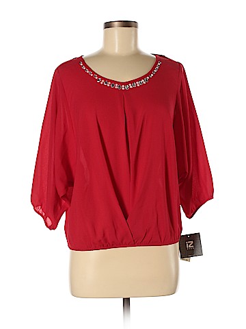 Iz Byer 3/4 Sleeve Blouse (view 1)