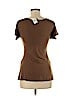 Express Brown Short Sleeve Top Size M - photo 2