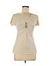 Express Tan Short Sleeve Top Size M - photo 1