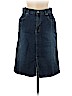 Just Blu 100% Cotton Blue Denim Skirt Size 8 - photo 1