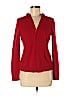 Charter Club 100% Cashmere Red Zip Up Hoodie Size M - photo 1