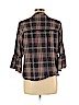 Assorted Brands Blue 3/4 Sleeve Blouse Size L - photo 2