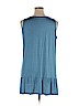 Logo Layers Blue Sleeveless Top Size XL - photo 2