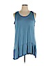 Logo Layers Blue Sleeveless Top Size XL - photo 1