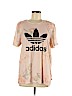 Adidas 100% Polyester Pink Active T-Shirt Size M - photo 1