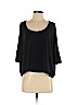 Assorted Brands Black Short Sleeve Top Size P (petite) - photo 1