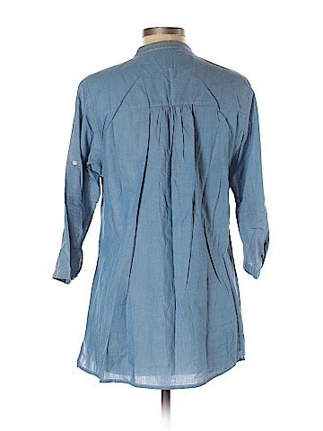 Assorted Brands 3/4 Sleeve Button-Down Shirt (view 2)