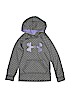 Under Armour 100% Polyester Polka Dots Graphic Gray Pullover Hoodie Size XS (youth) - photo 1
