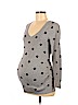 Old Navy - Maternity 100% Cotton Gray Sweatshirt Size S - photo 1
