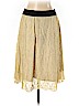 Lularoe 100% Polyester Gold Casual Skirt Size L - photo 2
