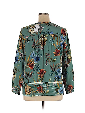 Christopher & Banks Long Sleeve Blouse (view 2)