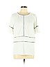 Banana Republic Ivory Short Sleeve Blouse Size L - photo 1
