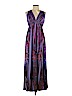 Apt. 9 Purple Casual Dress Size L - photo 1
