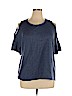 Bobi Blue Short Sleeve Top Size XL - photo 1