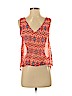 TOBI 100% Polyester Red Sleeveless Blouse Size S - photo 1