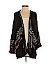Knox Rose 100% Rayon Black Cardigan Size S - photo 1