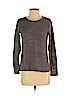 Simply Vera Vera Wang Gray Long Sleeve Top Size S - photo 1