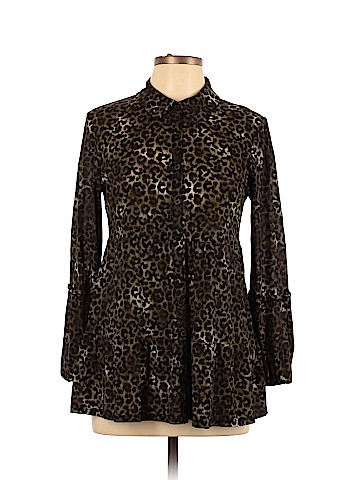 Style&Co Long Sleeve Button-Down Shirt (view 1)