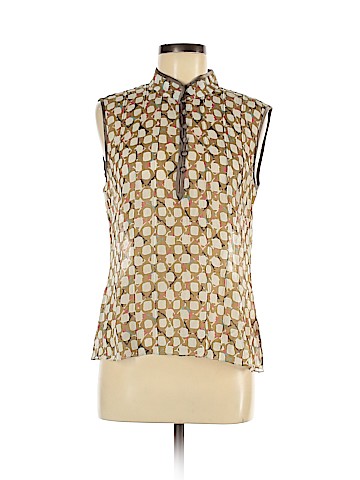 St. John Sleeveless Silk Top (view 1)