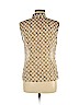 St. John 100% Silk White Sleeveless Silk Top Size M - photo 2