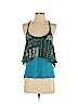 rue21 100% Polyester Blue Sleeveless Top Size S - photo 1