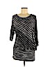 BCBGMAXAZRIA Black Short Sleeve Top Size M - photo 1