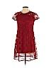 Zara TRF 100% Polyester Red Casual Dress Size S - photo 1