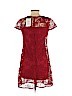 Zara TRF 100% Polyester Red Casual Dress Size S - photo 2