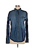 BDG 100% Cotton Blue Long Sleeve Button-Down Shirt Size M - photo 1
