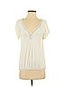 Max Studio Ivory Short Sleeve Top Size S - photo 1