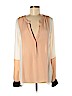 A.L.C. 100% Silk Pink Long Sleeve Silk Top Size M - photo 1